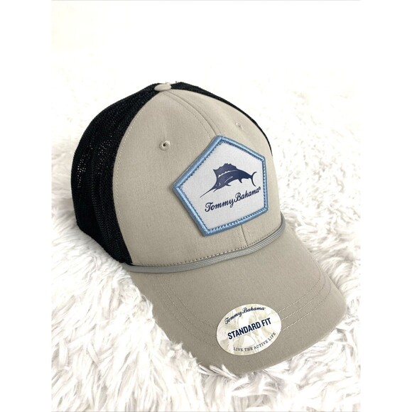 Tommy Bahama Hat Tip Your Cap Baja Margarita Recipe Gray/Black Mesh Snapback - Picture 1 of 8